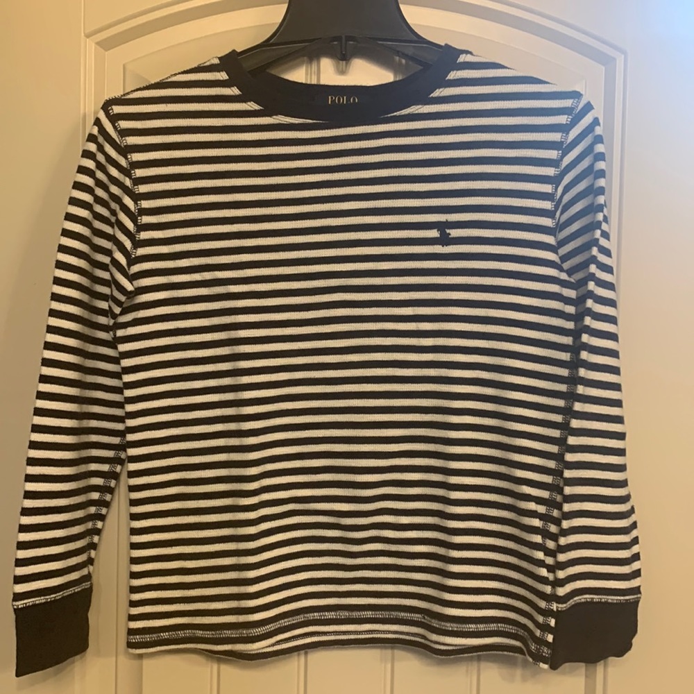 Polo Ralph Lauren Boy’s Long Sleeve Waffle Top
